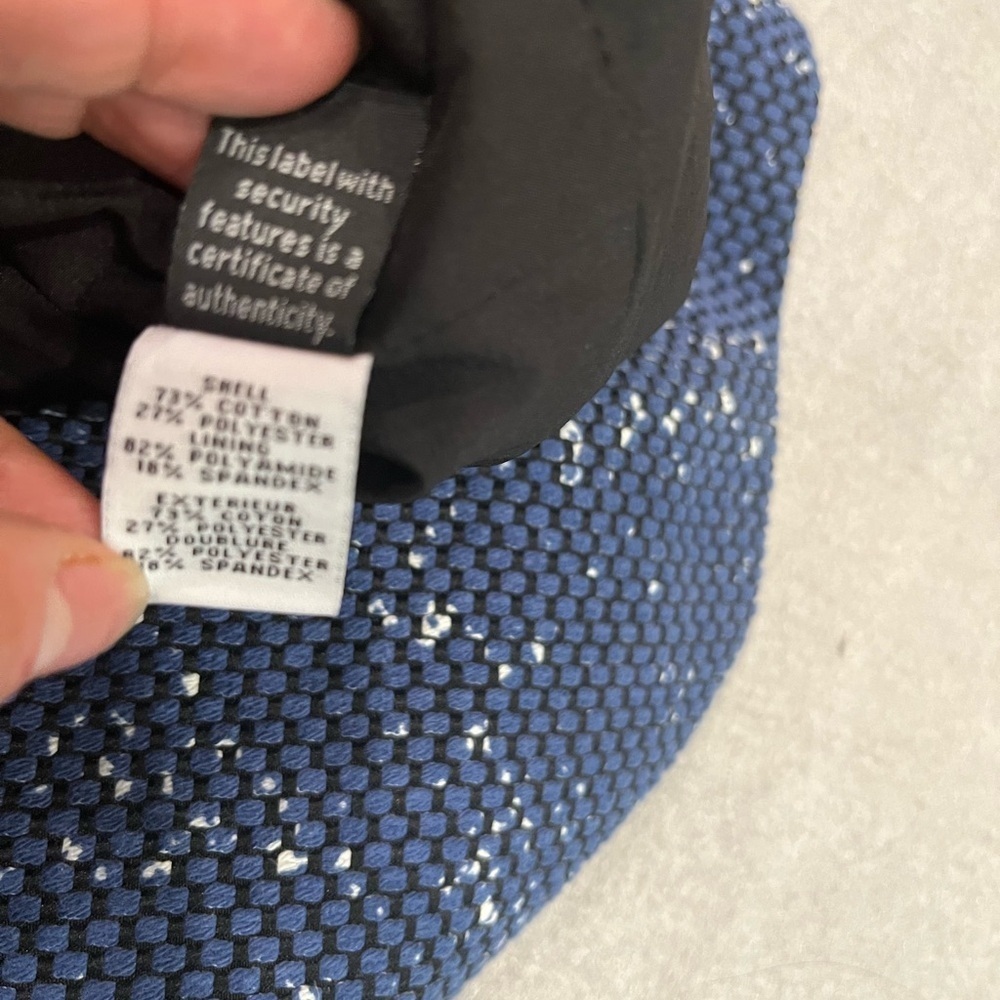 [12] Diane Von Furstenberg Yvette Navy Painted Tweed A Line Shift Dress - Picture 12 of 12